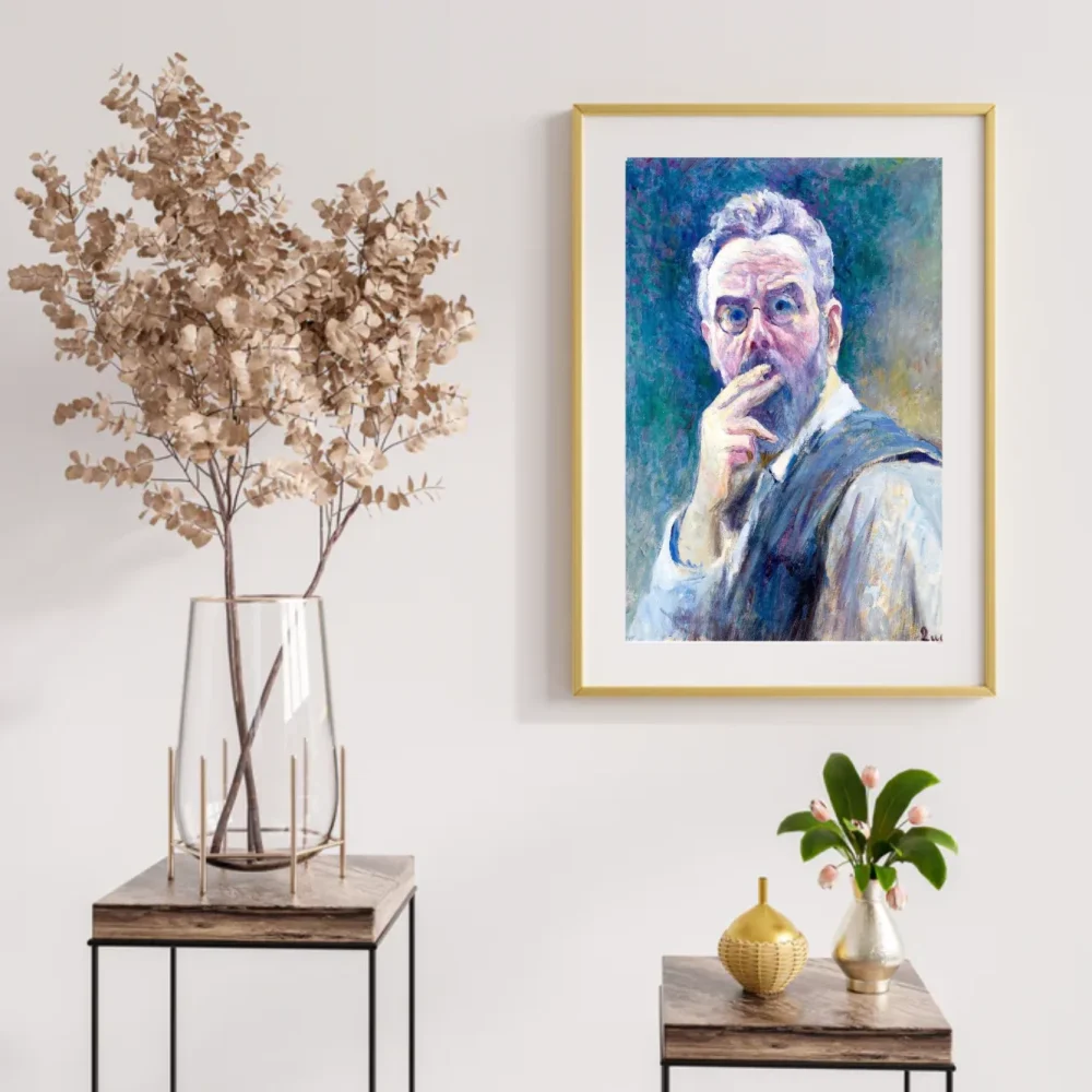 Pintar por números Autorretrato con cigarrillo - Maximilien Luce – foto 2
