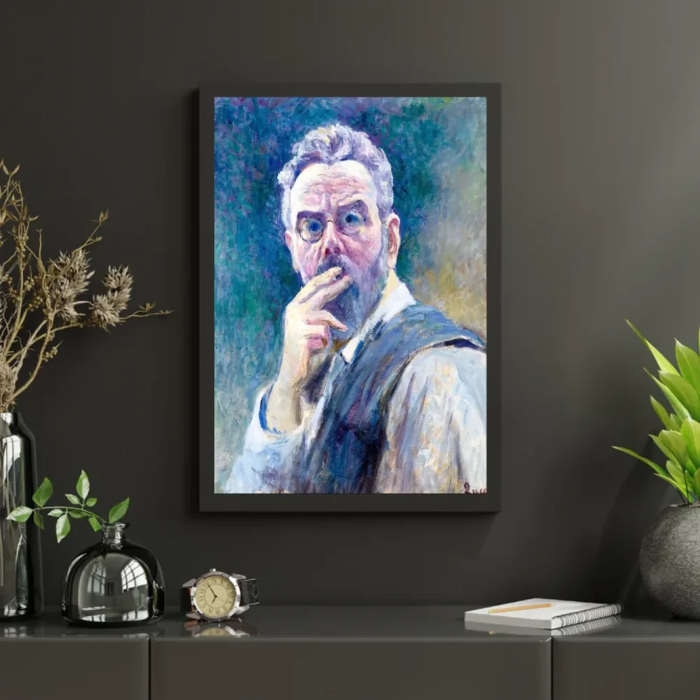 Pintar por números Autorretrato con cigarrillo - Maximilien Luce – foto 3
