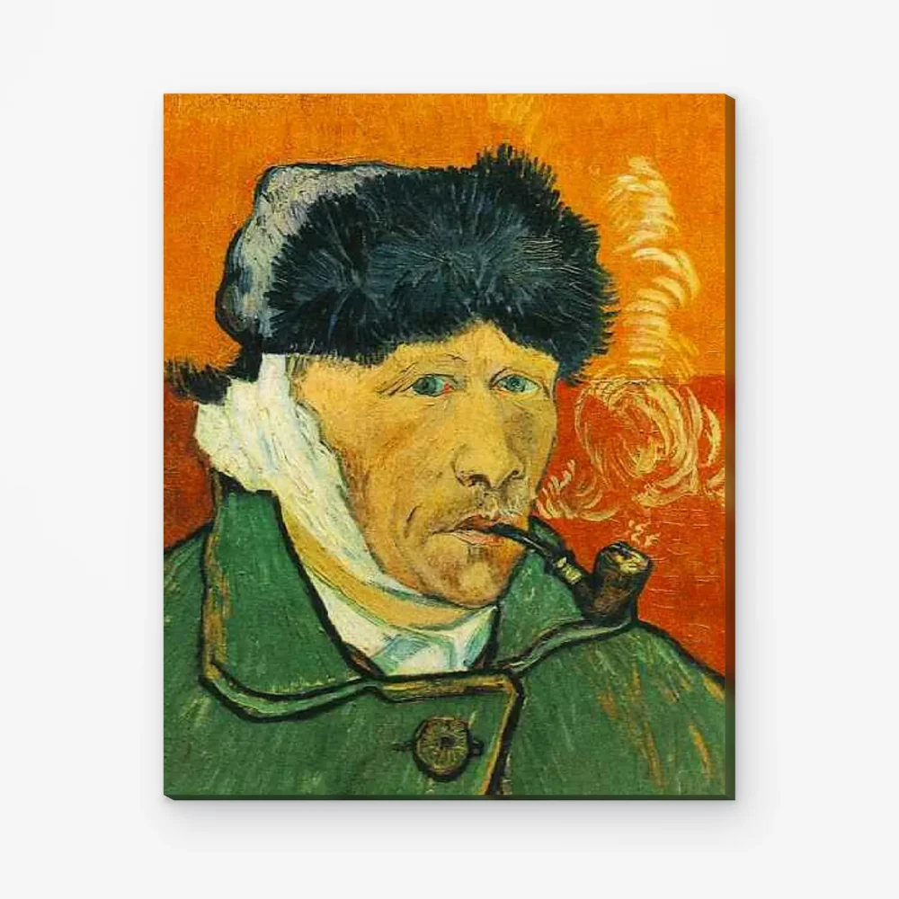 Pintar por Números - Autorretrato con la oreja vendada y pipa