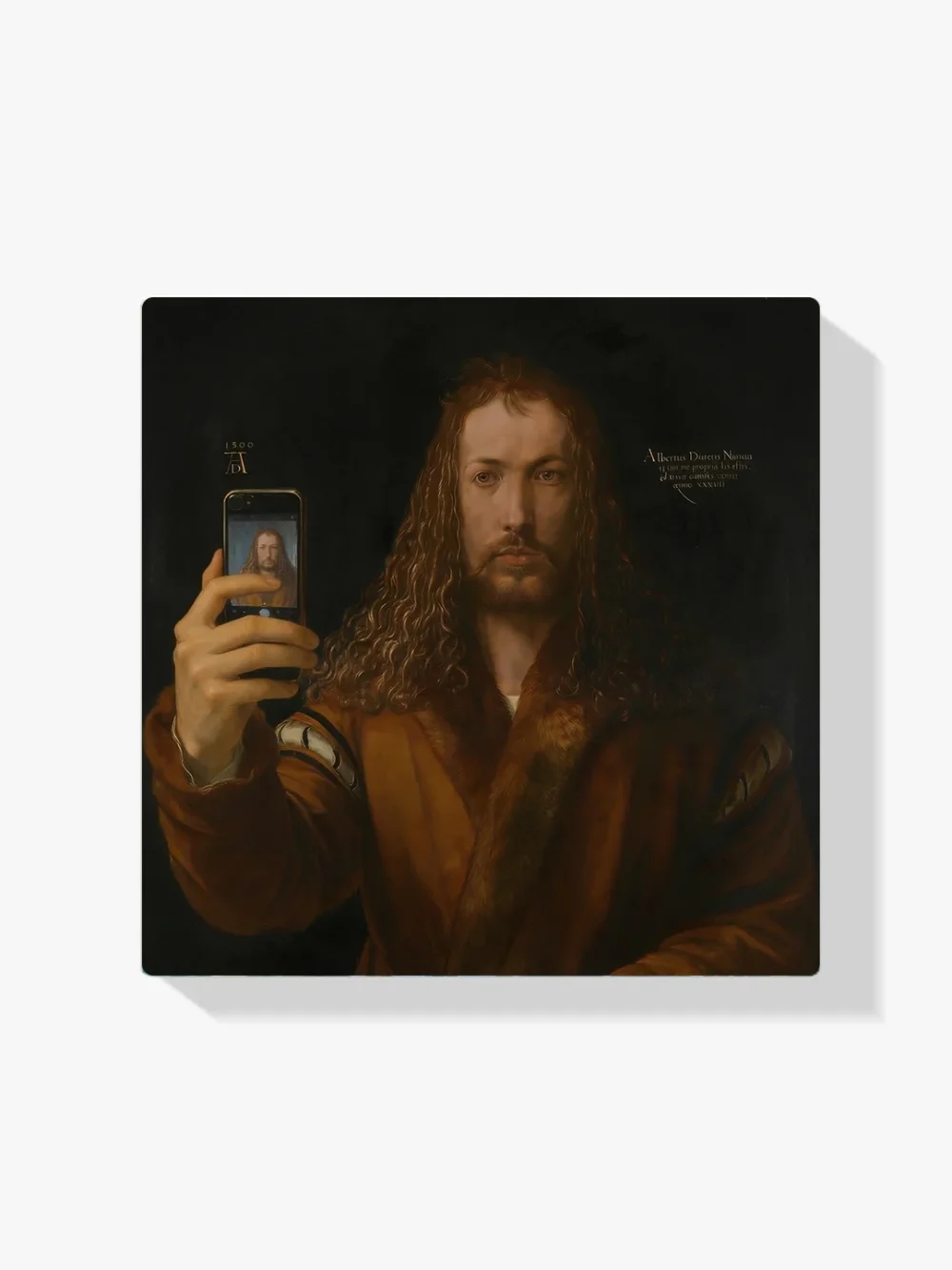 Pintar por números Autorretrato con móvil