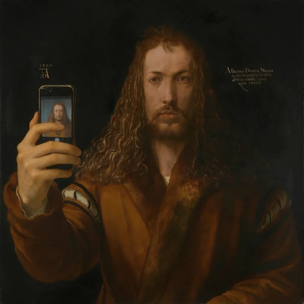 Pintar por números Autorretrato con móvil – foto 2