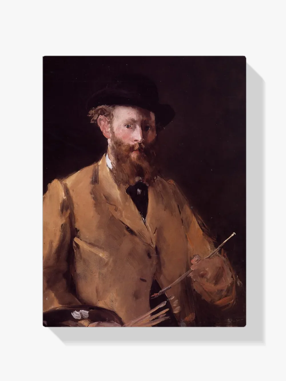 Pintar por números Autorretrato con paleta