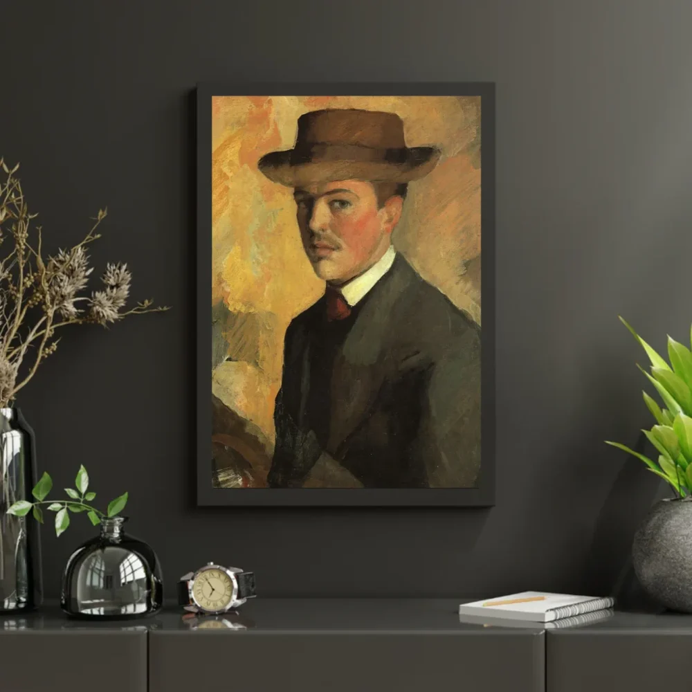Pintar por números Autorretrato con sombrero – foto 3