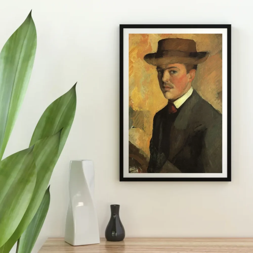 Pintar por números Autorretrato con sombrero – foto 4
