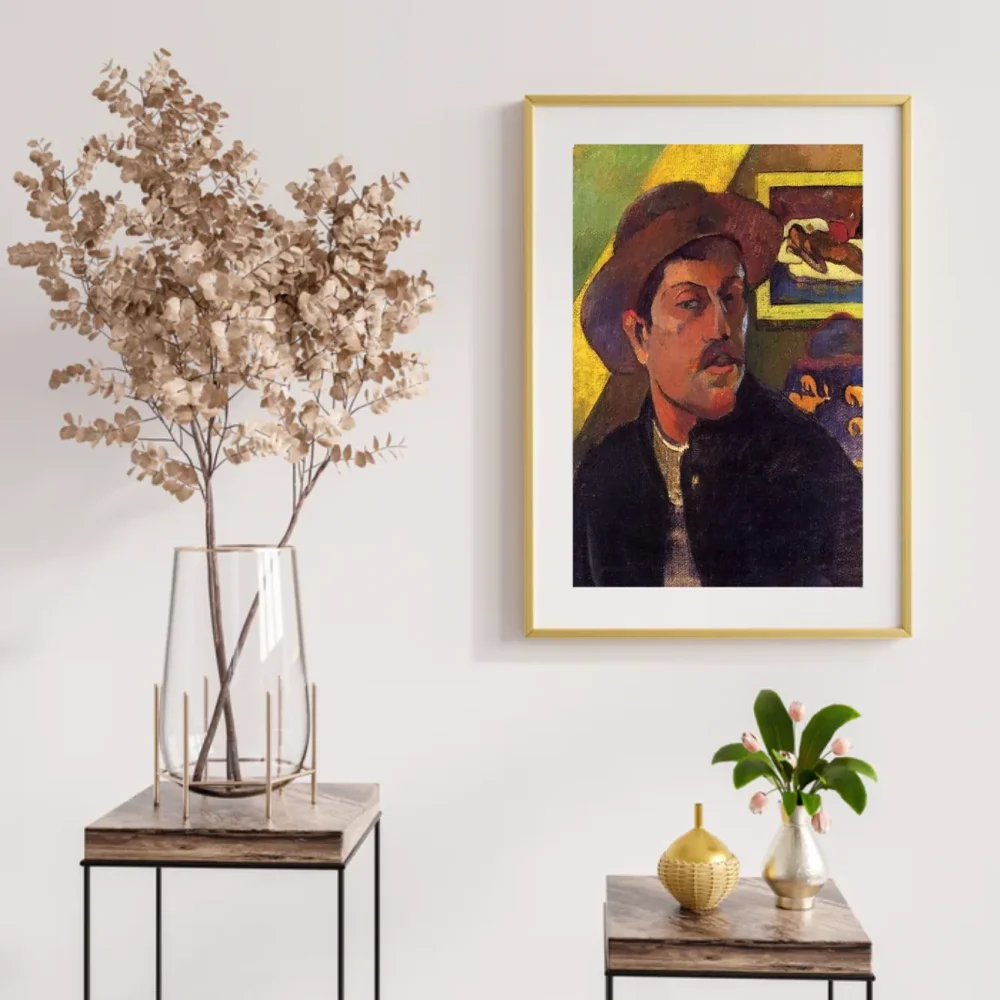 Pintar por números Autorretrato con sombrero - Paul Gauguin – foto 2
