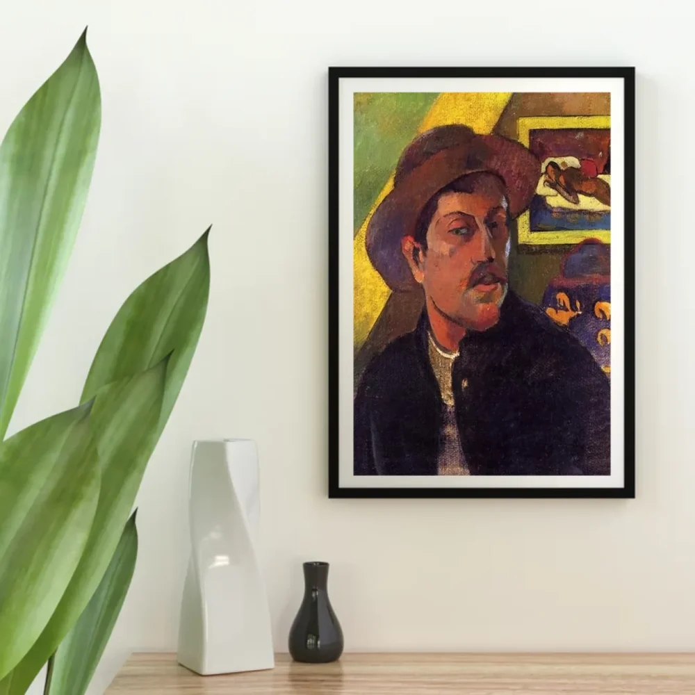 Pintar por números Autorretrato con sombrero - Paul Gauguin – foto 4