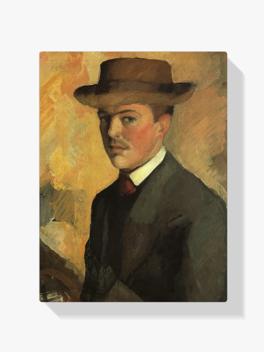 Pintar por números Autorretrato con sombrero