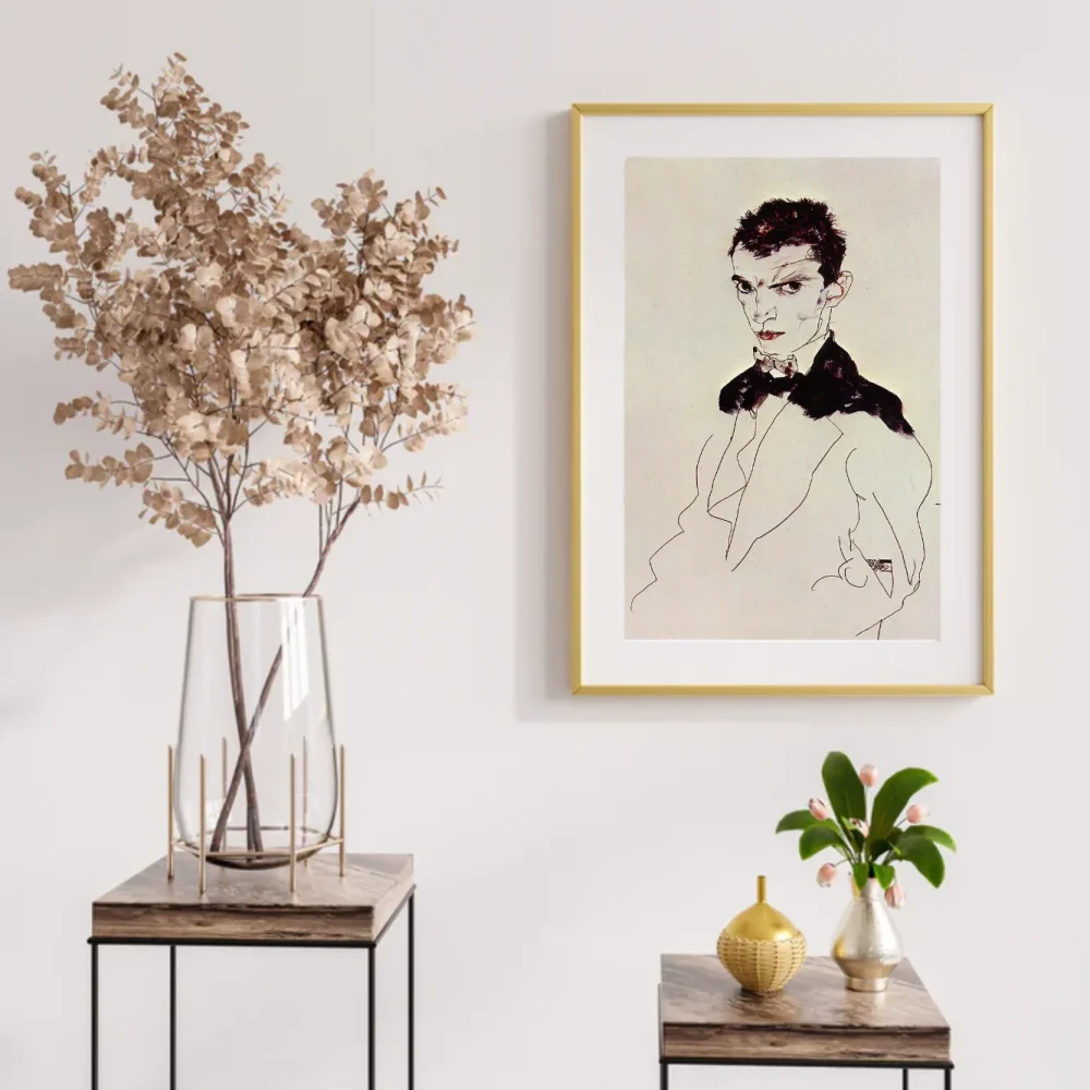 Pintar por números Autorretrato - Egon Schiele – foto 2