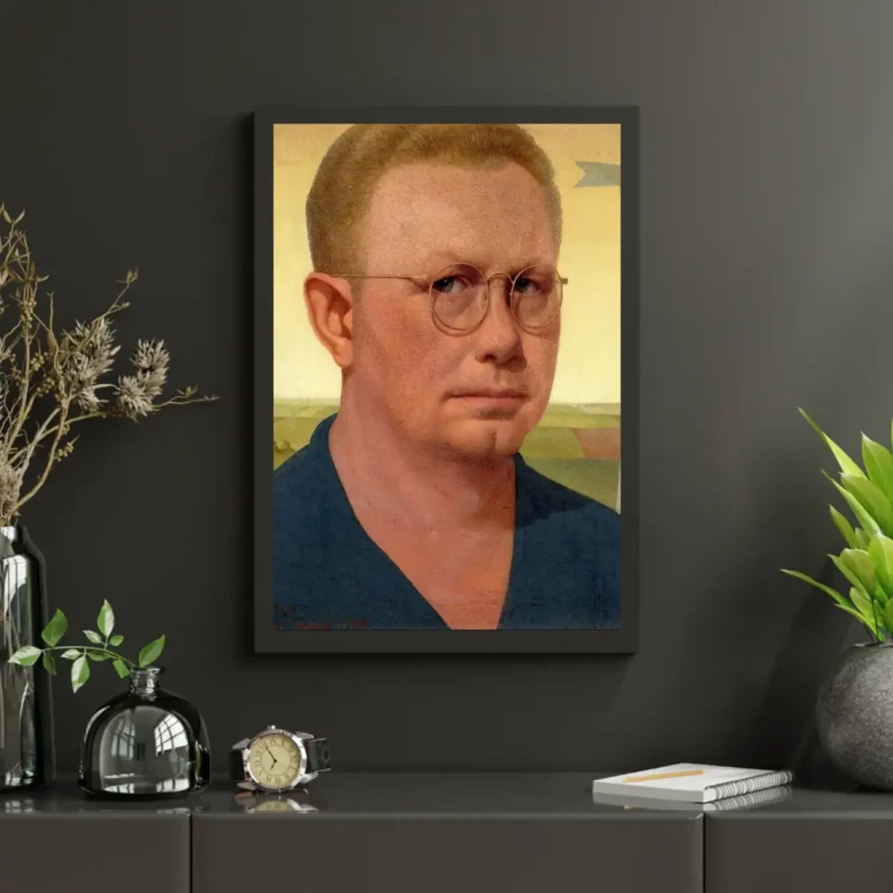 Pintar por números Autorretrato - Grant Wood – foto 2