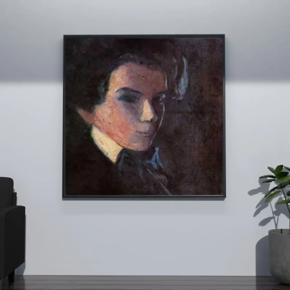 Pintar por números Autorretrato mirando a la derecha – foto 4