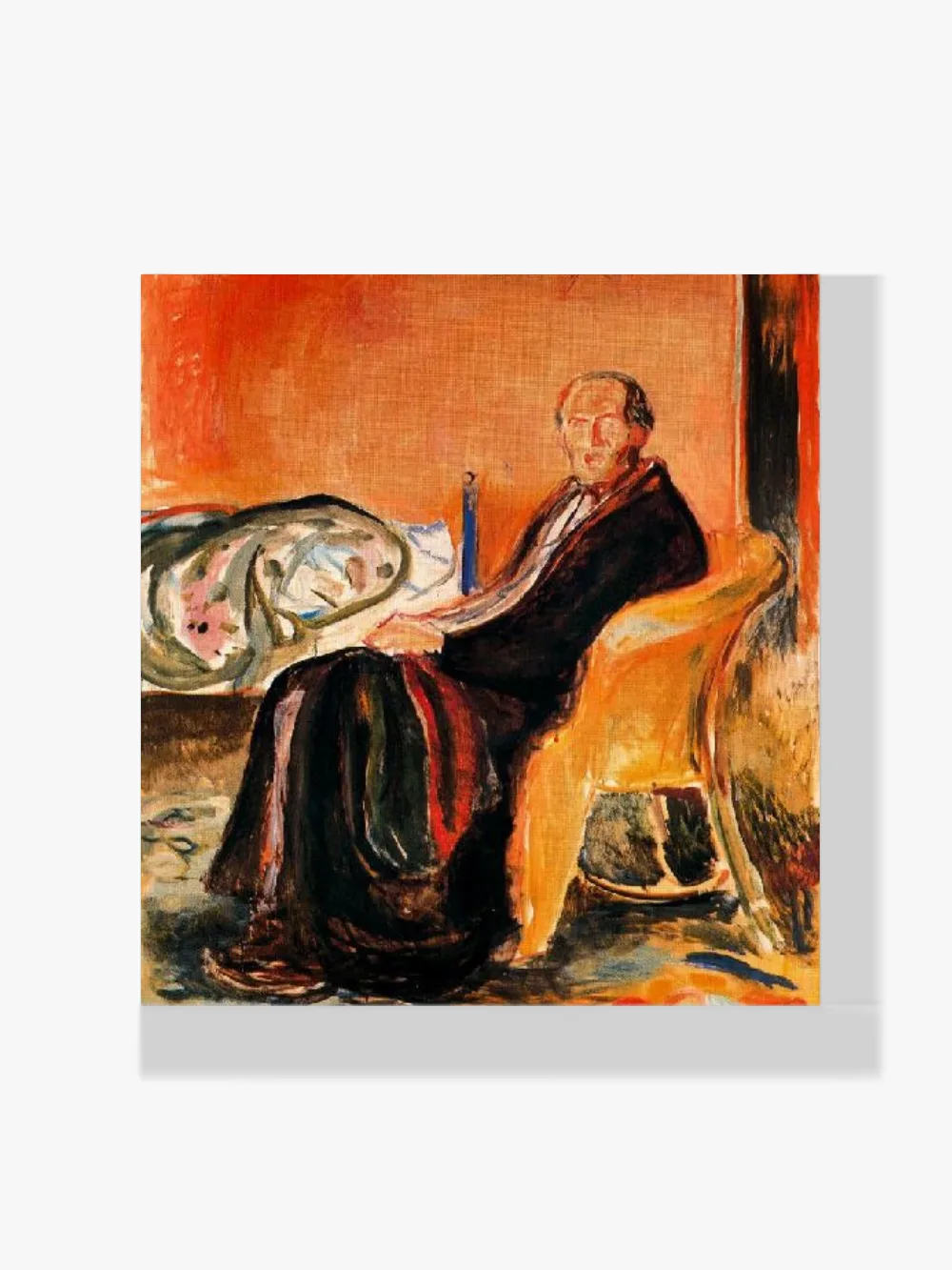 Pintar por números Autorretrato tras la gripe española