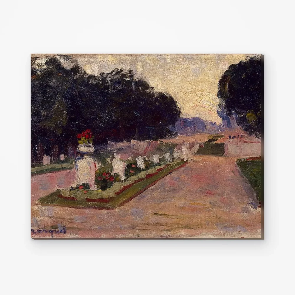 Pintar por Números - Avenida en los Jardines de Luxemburgo