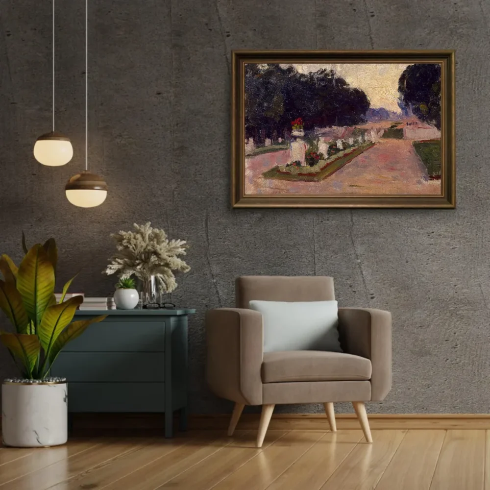 Pintar por números Avenida en los Jardines de Luxemburgo – foto 2