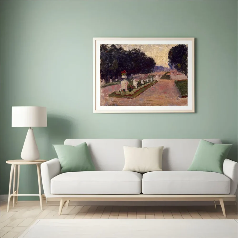 Pintar por números Avenida en los Jardines de Luxemburgo – foto 4