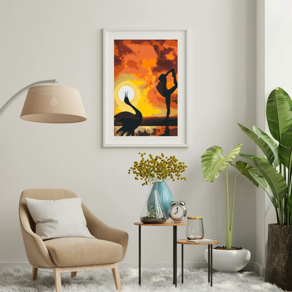 Pintar por números Bailando al atardecer – foto 3