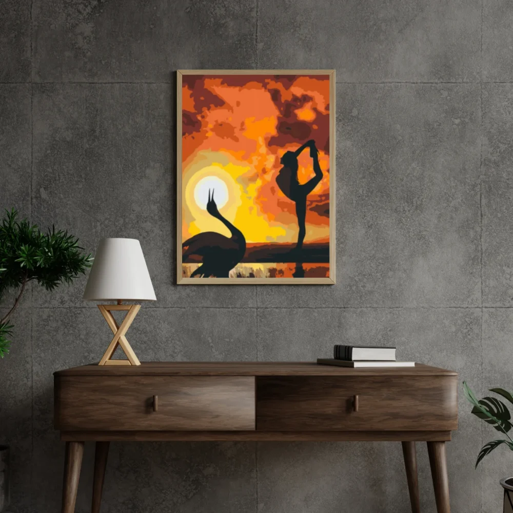 Pintar por números Bailando al atardecer – foto 4