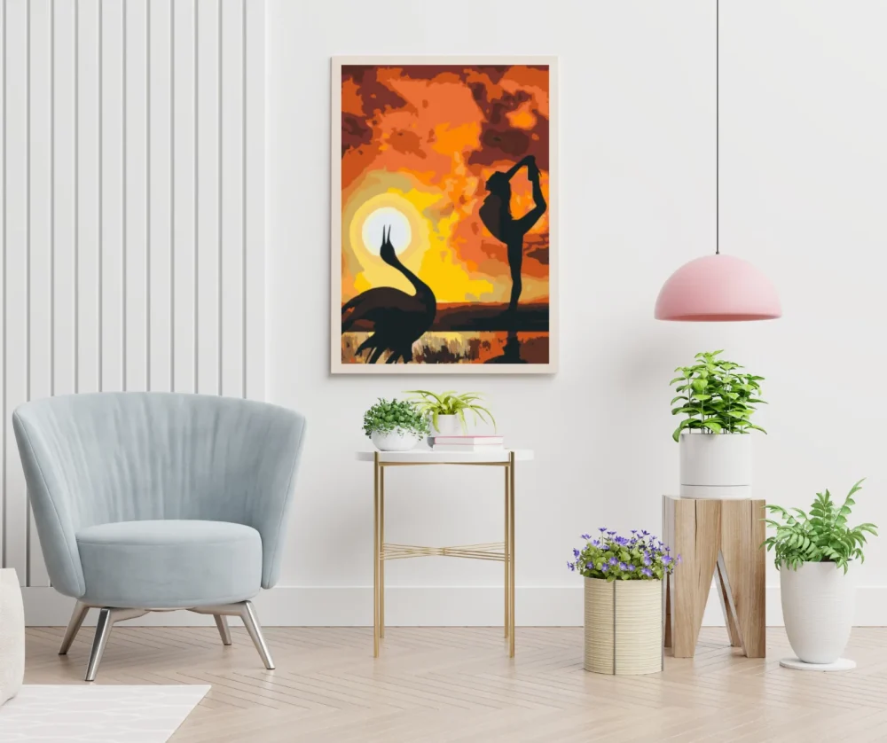 Pintar por números Bailando al atardecer – foto 5