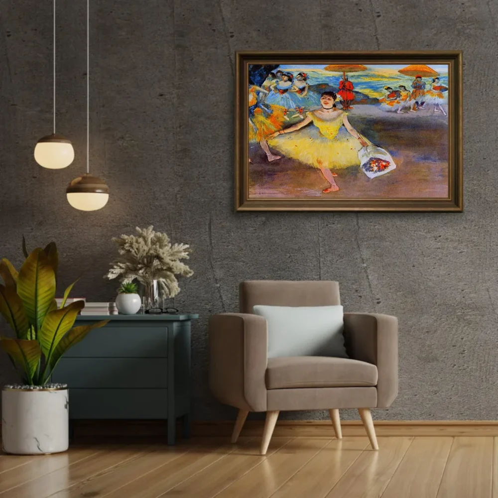 Pintar por números Bailarina con ramo haciendo una reverencia – foto 2