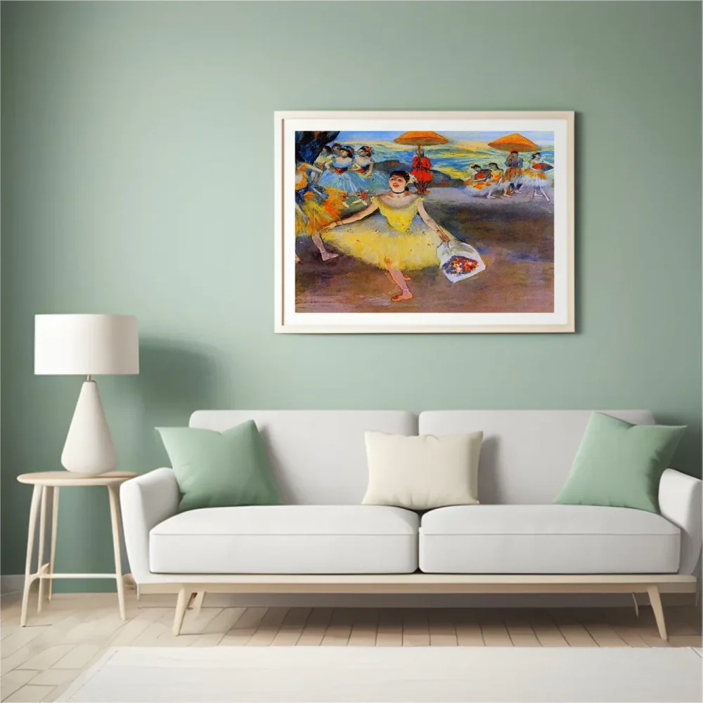 Pintar por números Bailarina con ramo haciendo una reverencia – foto 4