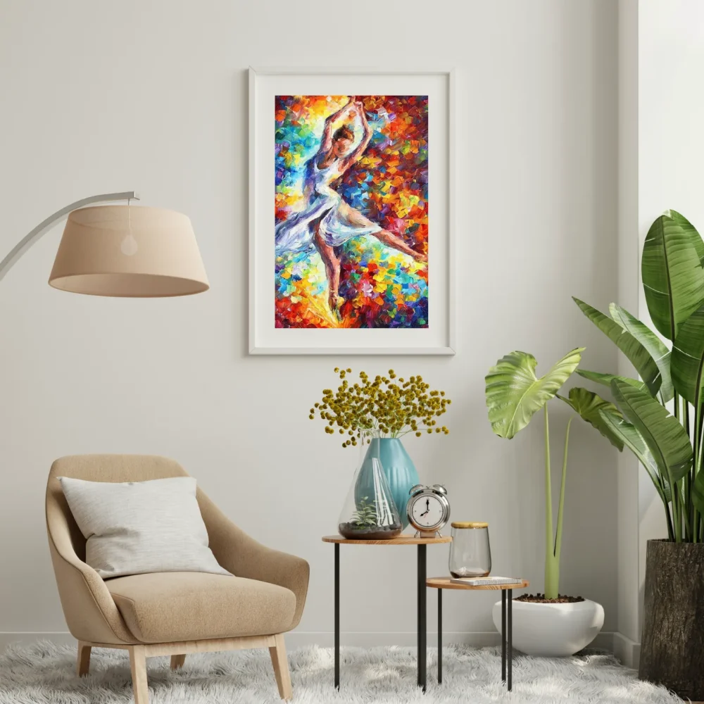 Pintar por números Bailarina de colores – foto 3