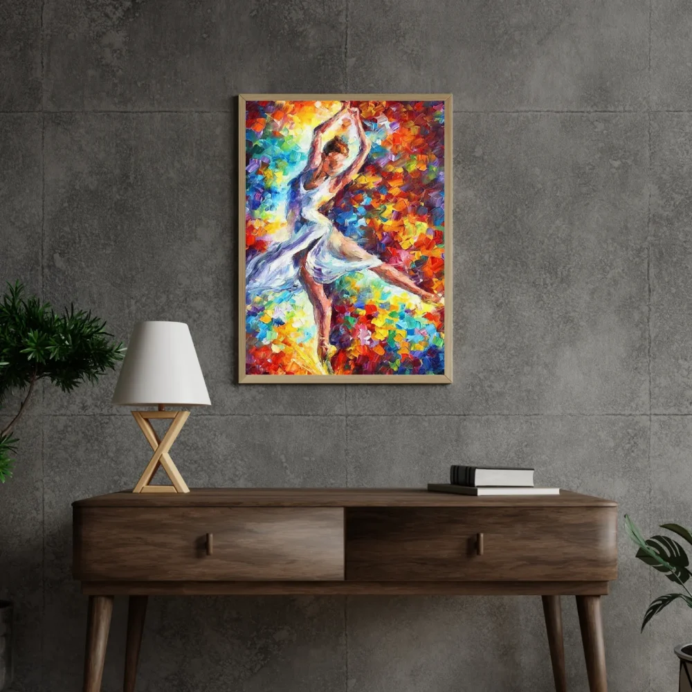 Pintar por números Bailarina de colores – foto 4