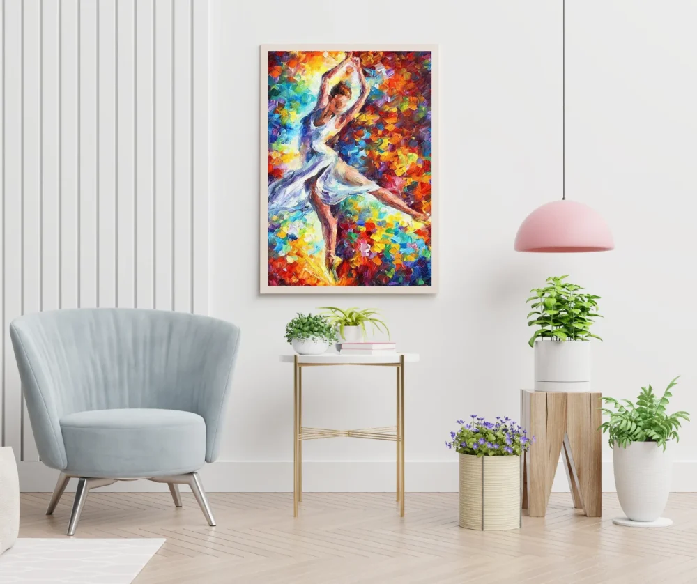Pintar por números Bailarina de colores – foto 5