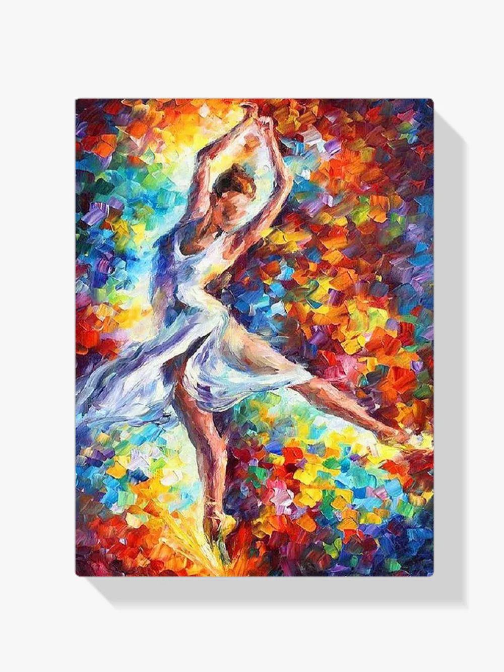 Pintar por números Bailarina de colores