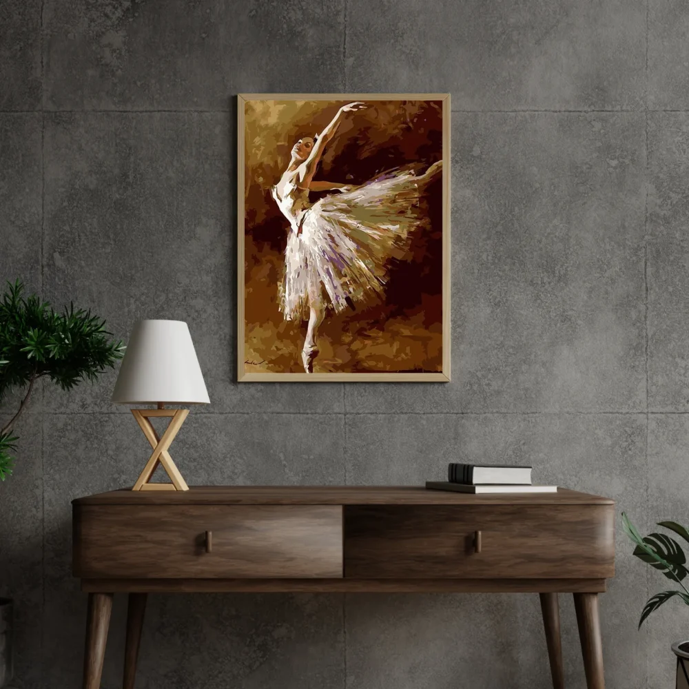 Pintar por números Bailarina en movimiento – foto 4