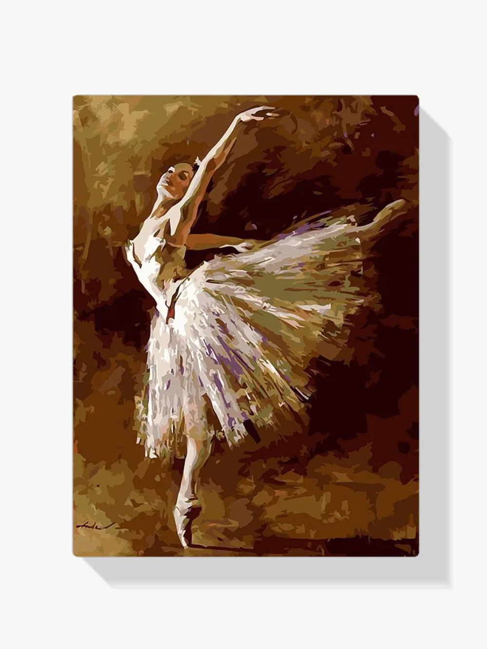 Pintar por números Bailarina en movimiento