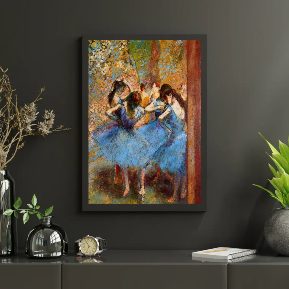 Pintar por números Bailarinas de azul – foto 3