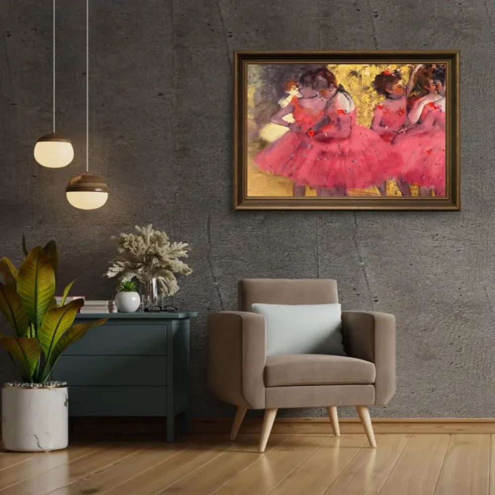 Pintar por números Bailarinas de rosa entre bastidores – foto 2