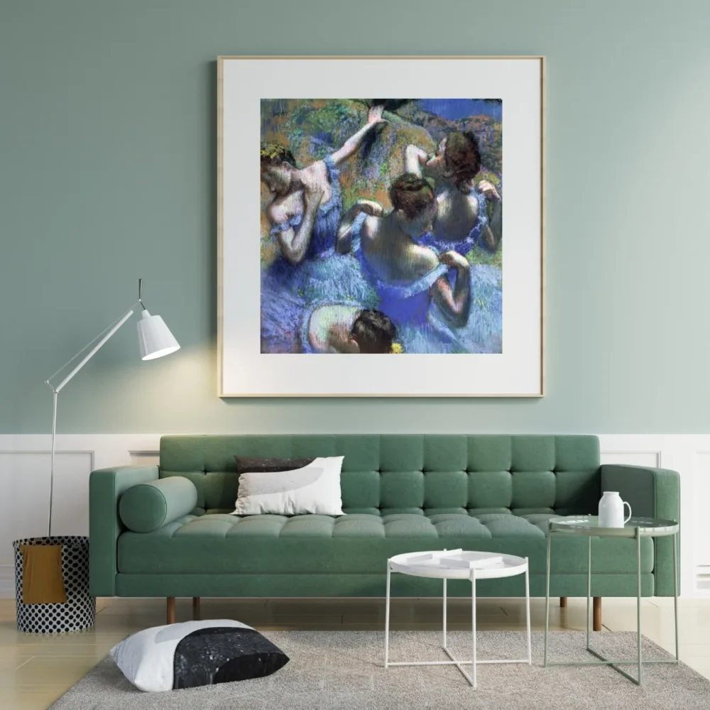 Pintar por números Bailarinas en azul – foto 3