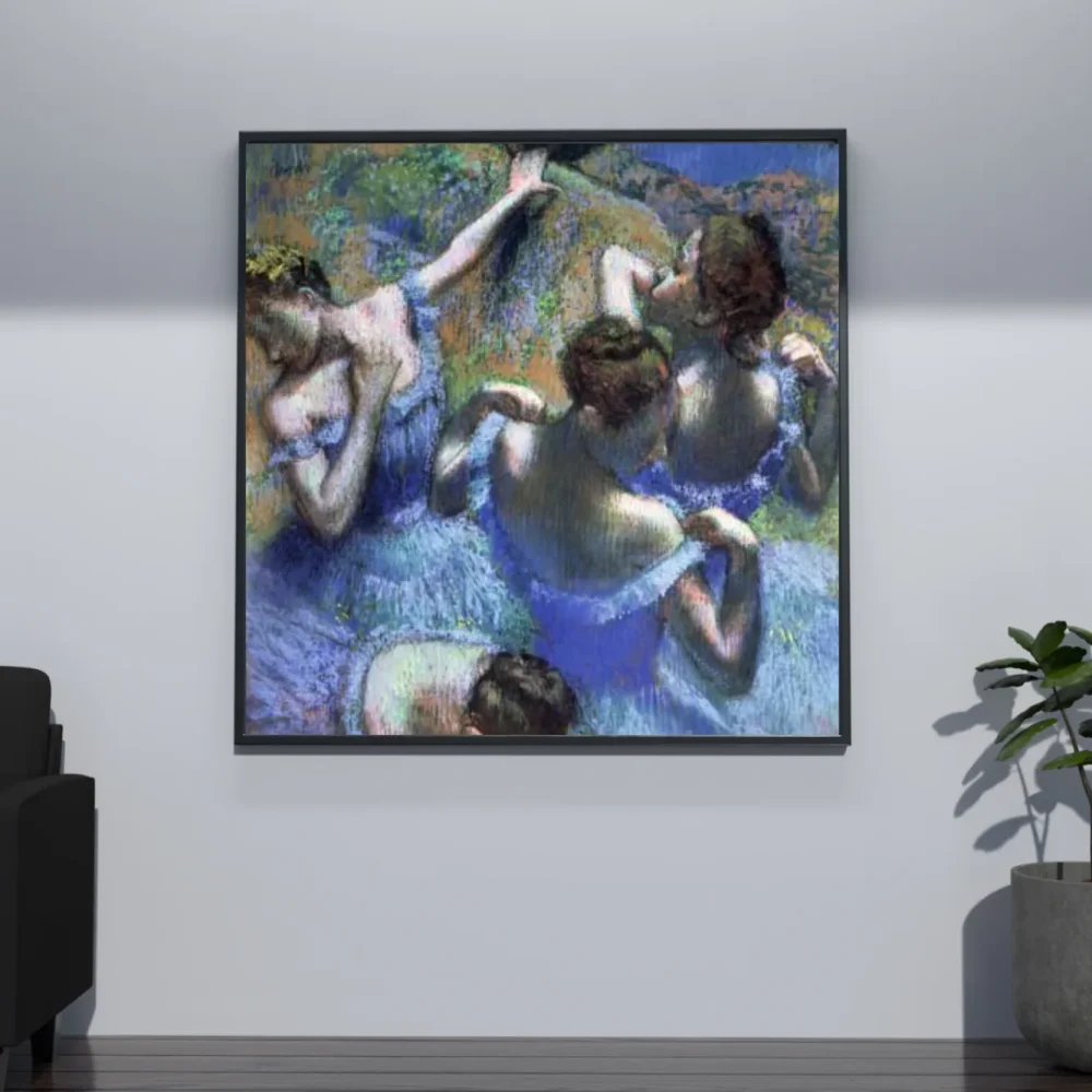 Pintar por números Bailarinas en azul – foto 4