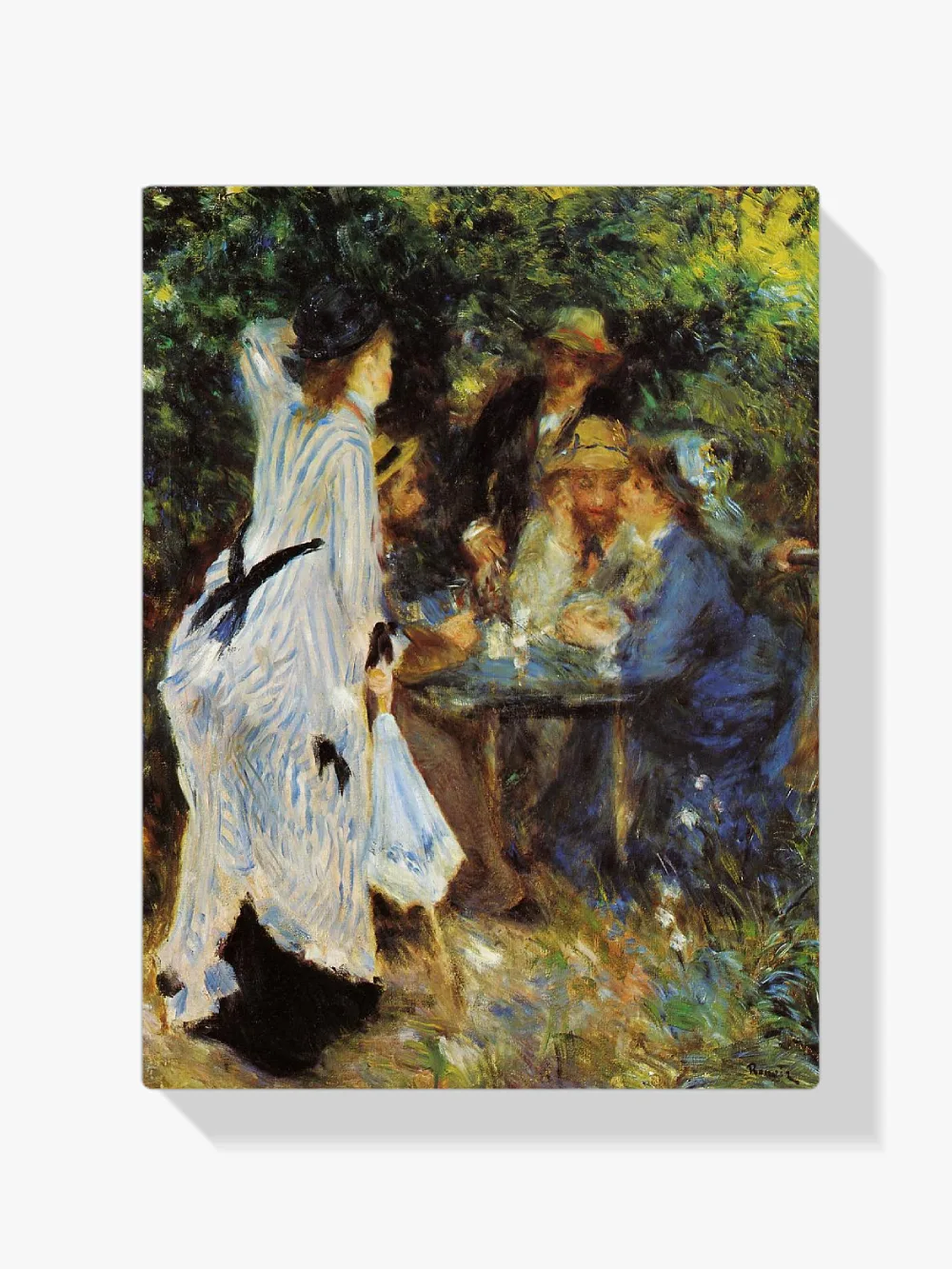 Pintar por números Bajo la pérgola del Moulin de la Galette