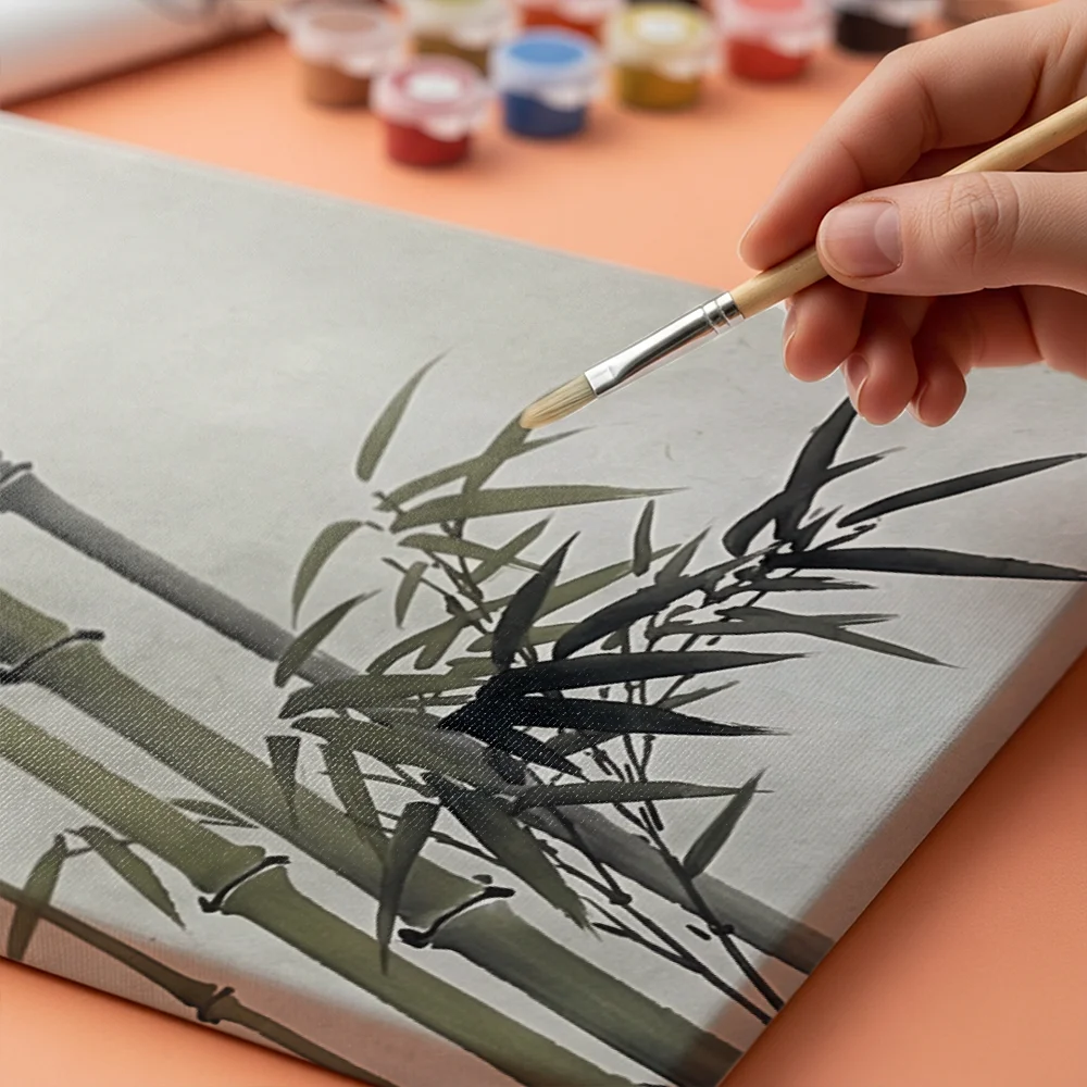 Pintar por números Bambú al viento – foto 4
