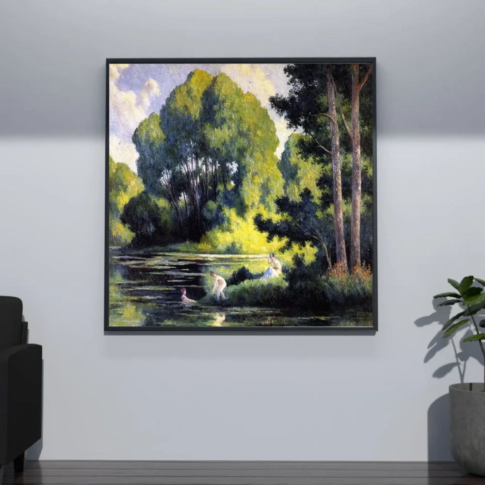 Pintar por números Bañándose en Rolleboise – foto 4