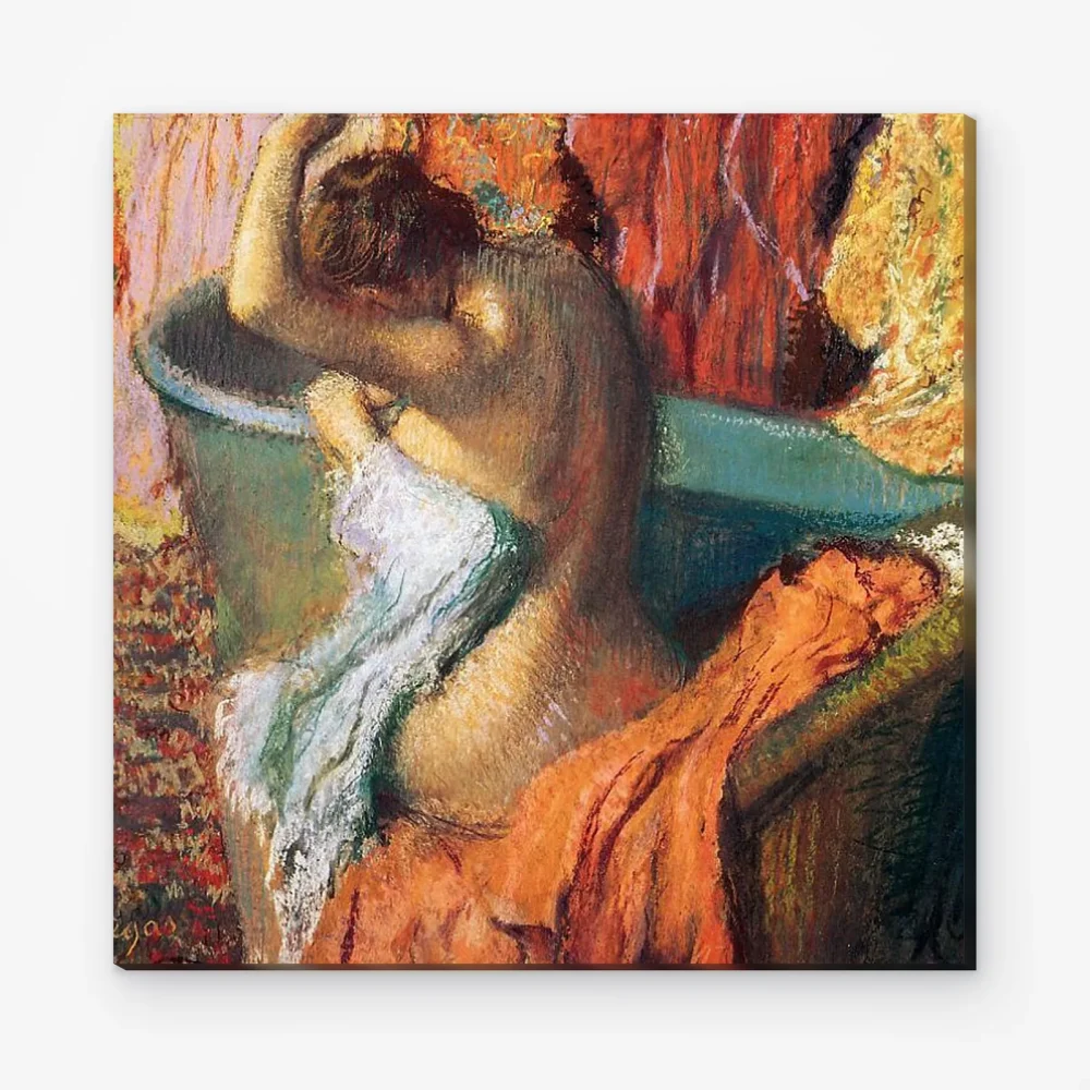 Pintar por Números - Bañista sentada secándose