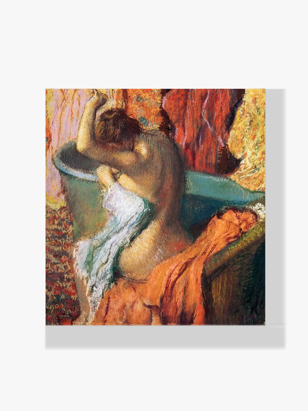 Pintar por números Bañista sentada secándose