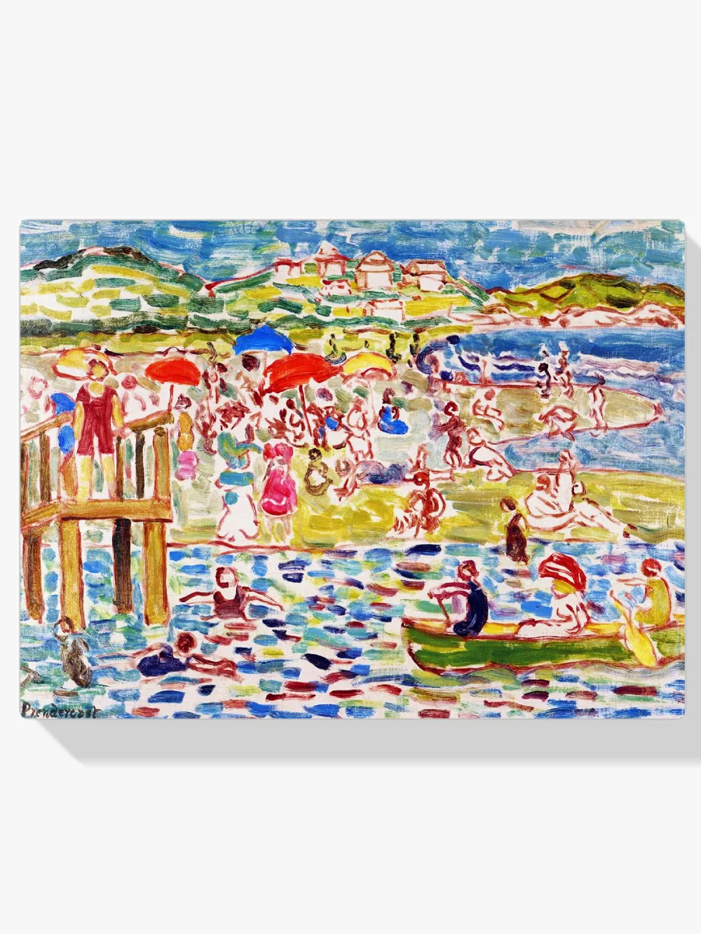 Pintar por números Bañistas (3)