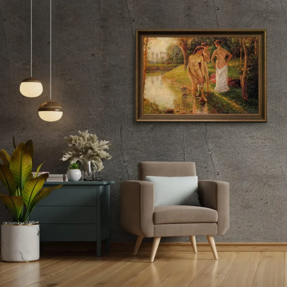 Pintar por números Bañistas - Camille Pissarro – foto 2