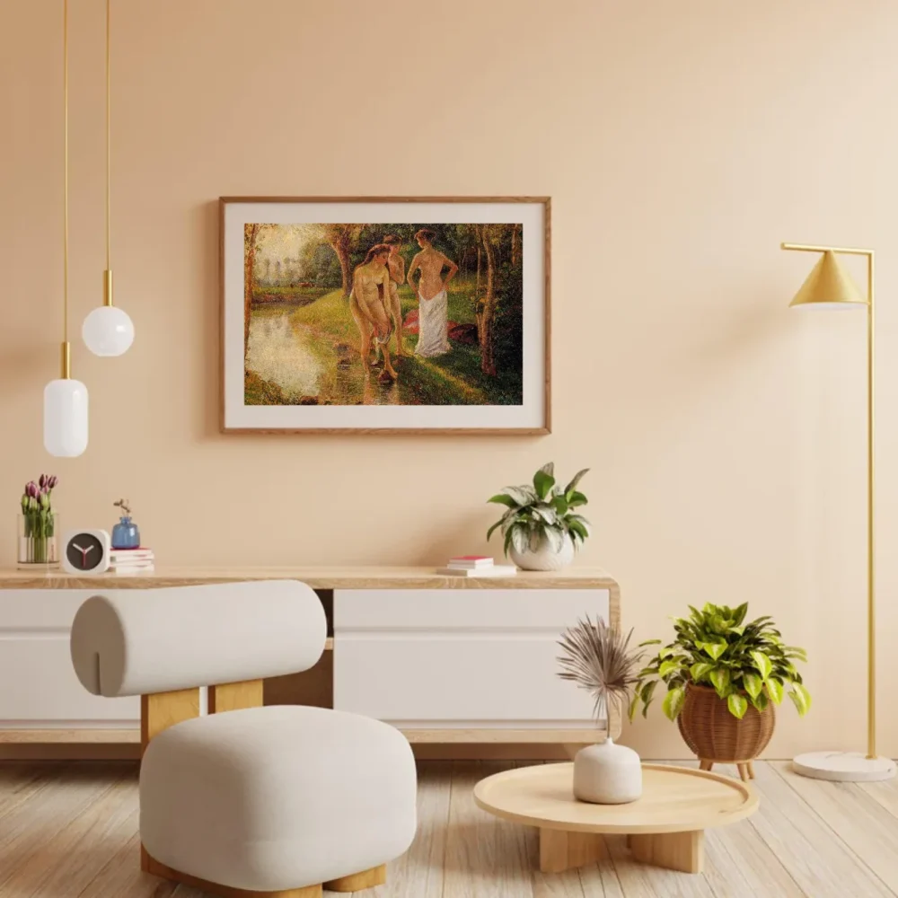 Pintar por números Bañistas - Camille Pissarro – foto 3