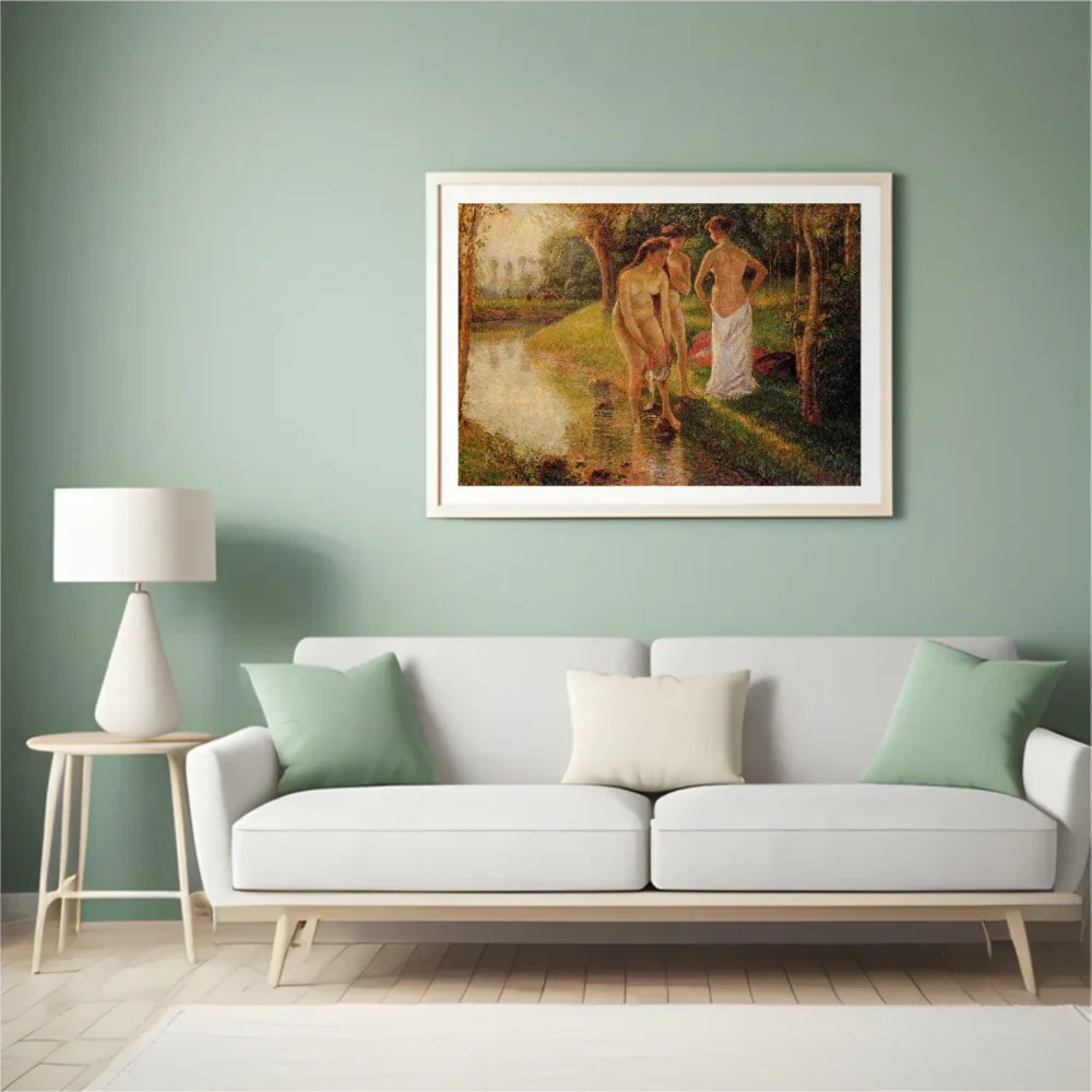 Pintar por números Bañistas - Camille Pissarro – foto 4