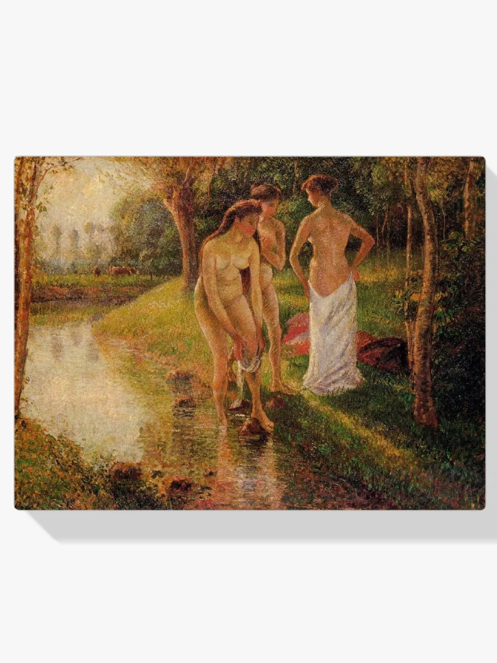 Pintar por números Bañistas - Camille Pissarro