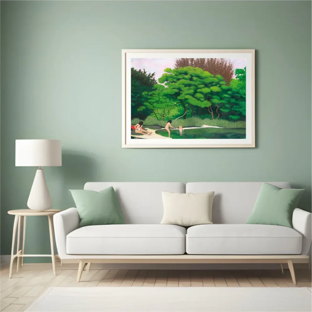 Pintar por números Bañistas en el bosque – foto 4
