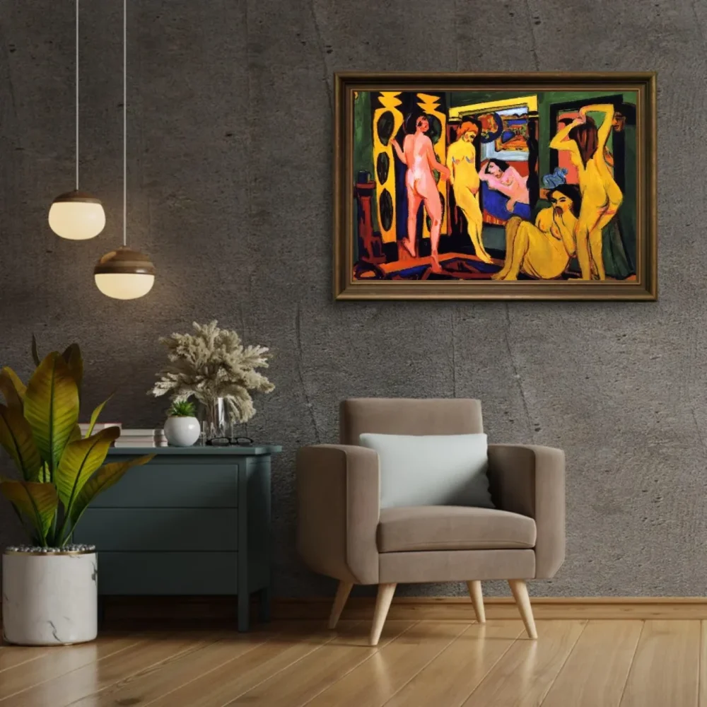 Pintar por números Bañistas en la habitación – foto 2