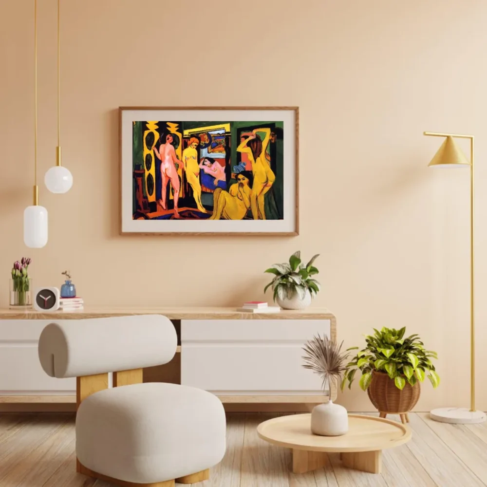 Pintar por números Bañistas en la habitación – foto 3