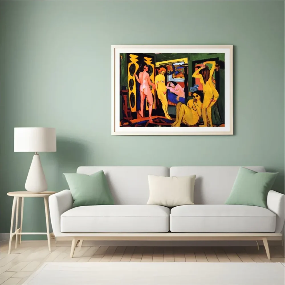 Pintar por números Bañistas en la habitación – foto 4