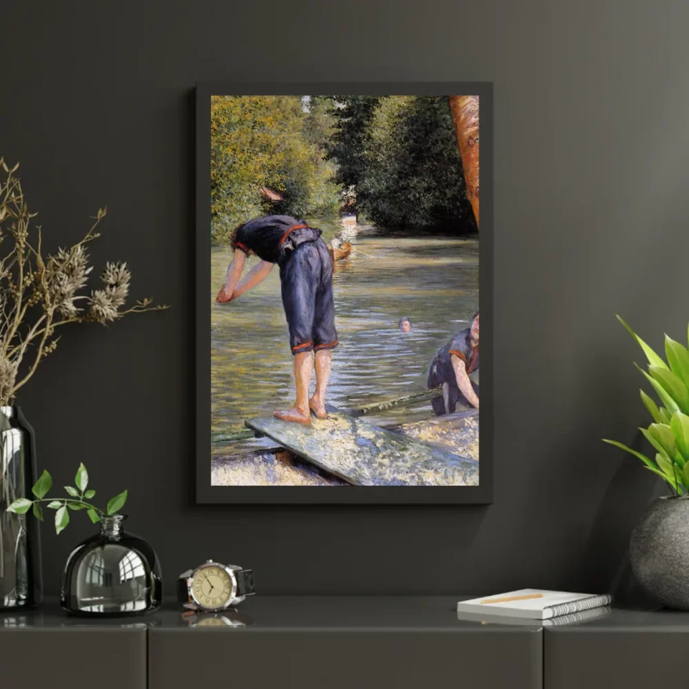 Pintar por números Bañistas - Gustave Caillebotte – foto 3