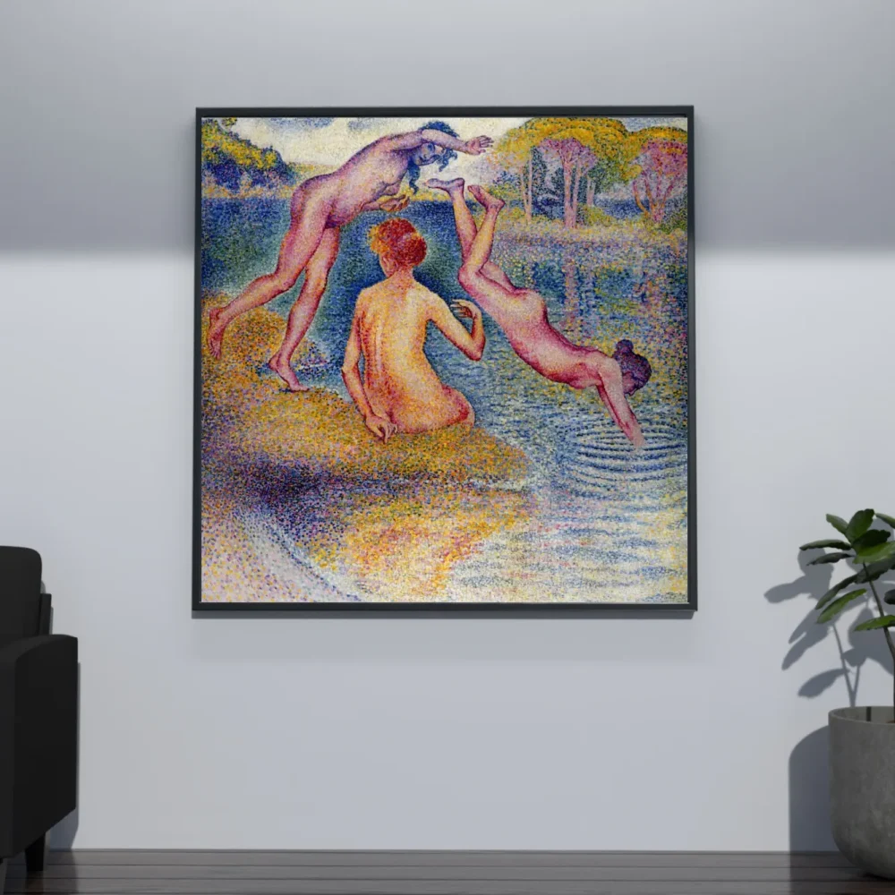 Pintar por números Bañistas - Henri-Edmond Cross – foto 4