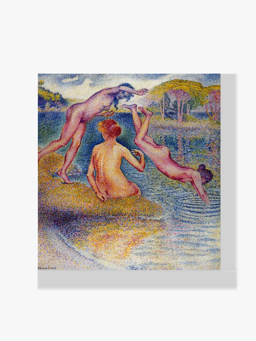 Pintar por números Bañistas - Henri-Edmond Cross